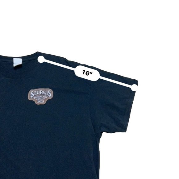 Sturgis 81st Annual Motorcycle Rally 2021 Shirt Mens 3XL Short Sleeve Biker Tee - Picture 8 of 10